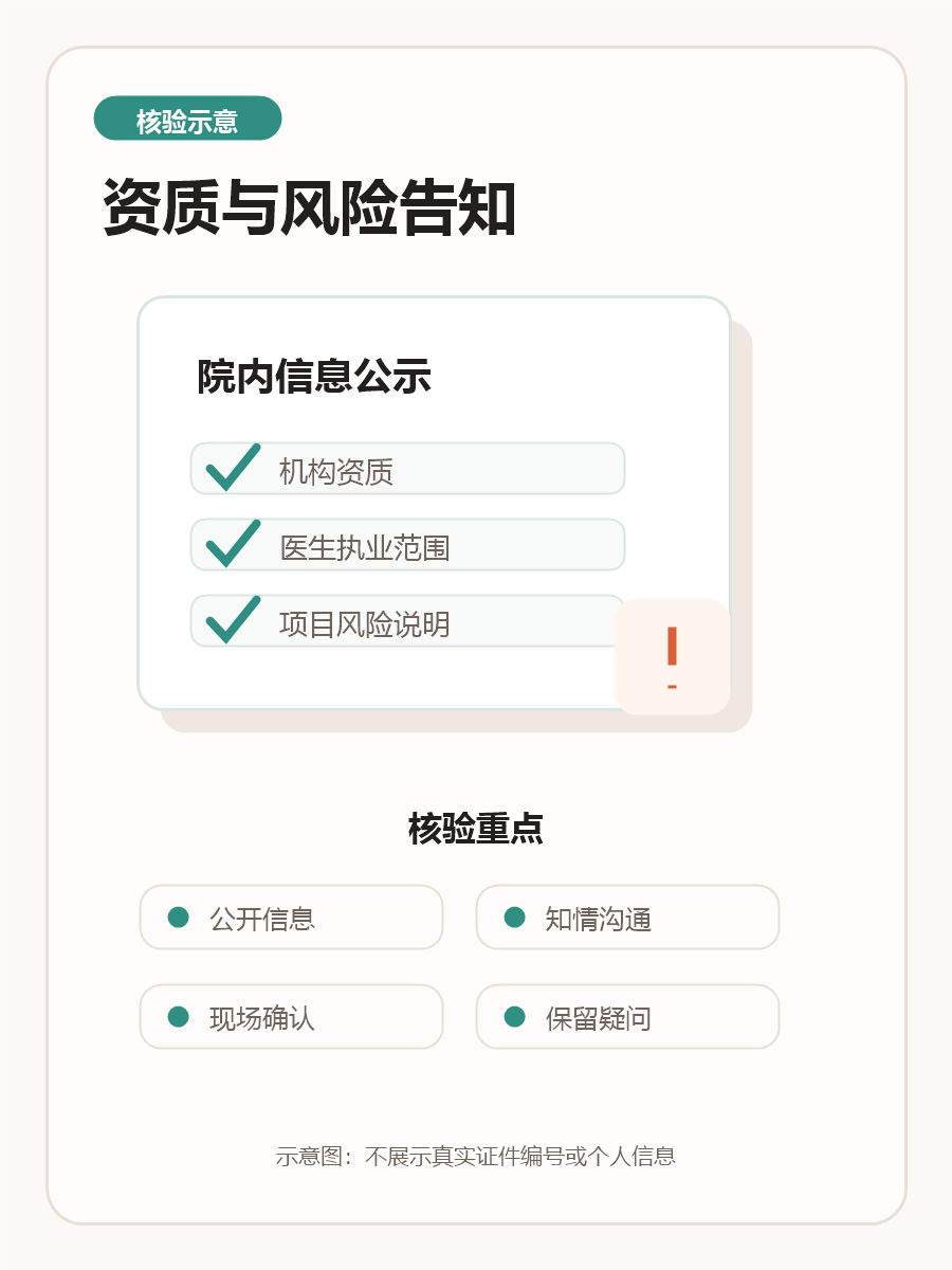 资质与风险告知示意图